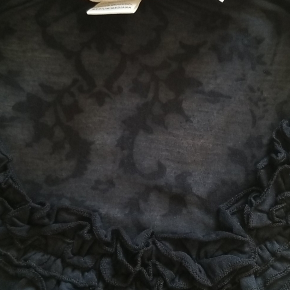 LAST CHANCE! NWT Testament Sleevless Top with Ruffle Neck - Size Medium - Picture 4 of 4